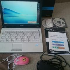 【送料込み】VAIO ノートパソコン Fシリーズ VGNFJ11 Excel付きのサムネイル