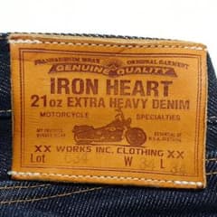 ✨美品✨アイアンハート 634 21oz エクストラヘビー W34 L34 濃紺