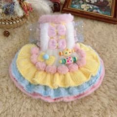 No.2076犬服 猫服 ハンドメイド ワンピース わんちゃん - メルカリ