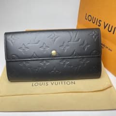⭐️極美品⭐️LOUIS VUITTON ヴェルニ　ポルトフォイユ　サラ　ブラックのサムネイル
