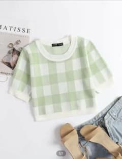 shein ギンガムチェック トップスのサムネイル