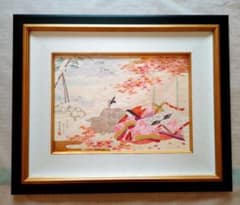 現代日本画家の美人画☆清水玄澄 筆作品 顔を拭う女 | Buyee 通販購入