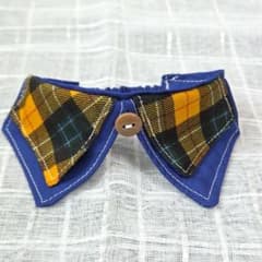 ダブル襟ボタン付きペット用首輪のサムネイル