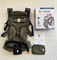 【美品】エルゴベビー オムニ360 抱っこ紐 カーキのサムネイル