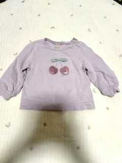 petit main チェリー キラキラモチーフ トレーナー 90cm - 4