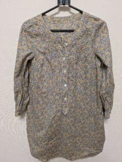 green label relaxing 花柄チュニックブラウス 長袖のサムネイル