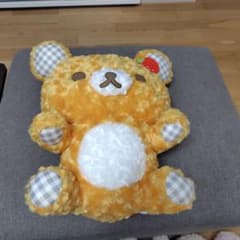パリのいちご ローズチェックぬいぐるみXL プレミアム リラックマ