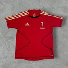 未使用級★10-11★ACミラン★サッカーユニフォーム★アディダス★ヴィンテージ adidas 10/11 ACミラン ユニフォーム レッド - メルカリ
