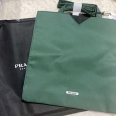 PRADA BEAUTY ノベルティ トートバッグ グリーン