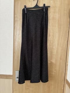 Mila Owen ドット柄ナロースカート ブラック 0 - 4
