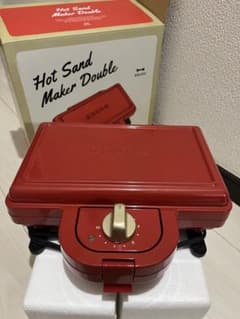 BRUNO ホットサンドメーカー ダブル レッドのサムネイル