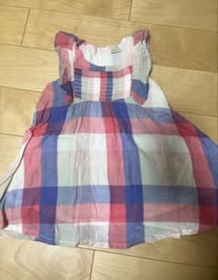 petit main チェック柄 ワンピース 90cmのサムネイル