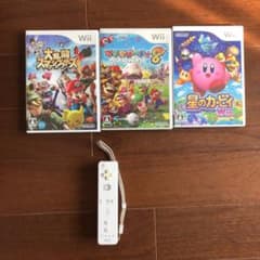 Wiiゲームソフトリモコン付きのサムネイル