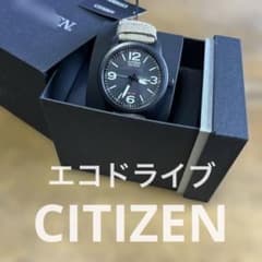 未使用）シチズン エコドライブ BM8476-23E ブラック/ベージュ - メルカリ