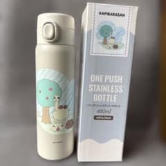 원 푸시 스테인리스 병 카피바라 씨 480ml