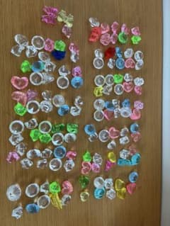 カラフル アクリルストーン セット 宝石風おもちゃ 130個　以上のサムネイル