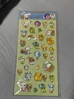 ミミちゃんとなかまたち ぷっくりシールのサムネイル