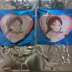 ラブライブ！サンシャイン!! 桜内梨子 ハート缶バッジ 2個セット