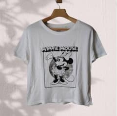 ユニクロ　ディズニーコラボ　ミニーマウスＴシャツ　Ｍ　白のサムネイル
