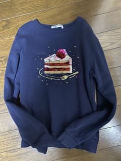 グローバルワーク　スパンコール　スウェット　140のサムネイル