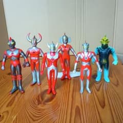 ウルトラマンシリーズ ソフビ フィギュア 6体セットのサムネイル
