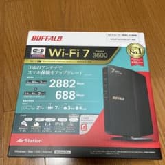 BUFFALO Wi-Fi 7 無線LANルーター WSR3600BE4P-BKのサムネイル