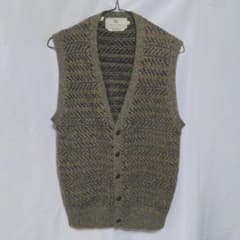 SHETLAND YARN FROM ENGLAND　Vintageニットベストのサムネイル