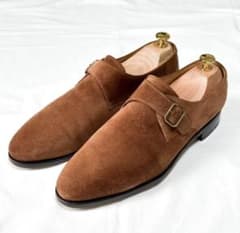 【美品】TLB Mallorca ポロブラウンスエード シングルモンクUK8.5 TLB Mallorca ポロブラウンスエード シングルモンクUK8.5 - メルカリ