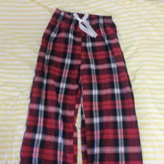 レッド チェック柄 パンツ カジュアルパンツのサムネイル