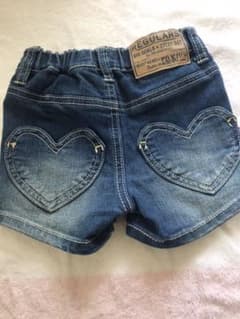 デニムショートパンツ100サイズのサムネイル