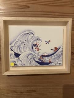 MICAO ミカオ　版画 花筏 鬼退治編 ジクレー 額装品のサムネイル