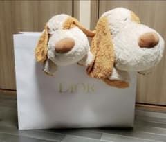 大谷翔平 愛用 抱き枕 タローとジロー & Dior 特大ショップ袋 5袋セットのサムネイル