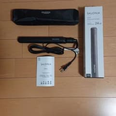 【未使用品】サロニア ストレートアイロン SL-004S  24mm ブラックのサムネイル