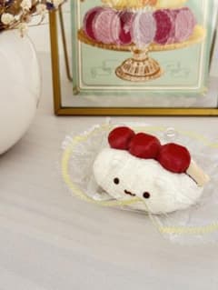 [kikisquishy] S 사이즈 산자시 사탕 흰색 고양이 스퀴즈