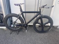ピストバイク シングルスピード マットブラック - メルカリ