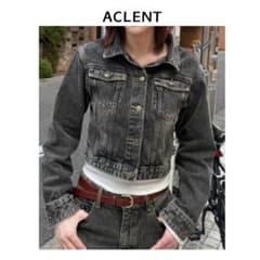 アクレント ACLENT ☆ ヴィンテージ ベーシック デニムジャケット F 