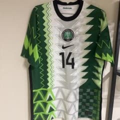 ナイジェリア代表ユニフォーム #14 IHEANACHO イヘアナチョシャツ M ナイジェリア代表ユニフォーム #14 IHEANACHO イヘアナチョシャツ M