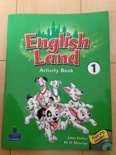 《値下げ》English Land 1　Activity Book　ディズニーのサムネイル