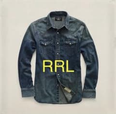 RRL ダブルアールエル インディゴ ウエスタン シャツ ラルフローレン