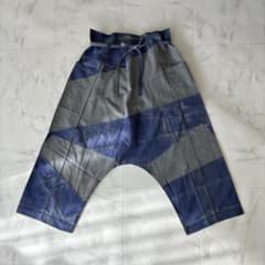 me ISSEY MIYAKE イッセイミヤケ 総柄 サルエルパンツ ラップ - メルカリ