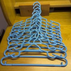 ベビー用ハンガー 10本セット ブルーのサムネイル