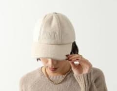 MaxMara Mロゴ ベースボールキャップ ベージュ 57 - メルカリ