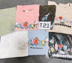BTS BT21 T 셔츠 의류 원피스 XS 정리 판매