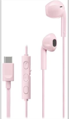 USB Type-C 有線イヤホン マイク付き ピンク 1.2m JVCのサムネイル