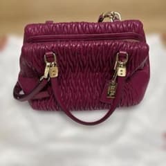 COACH ギャザー レザー 2way ショルダーバッグ マゼンダ COACH ギャザー レザー 2way ショルダーバッグ マゼンダ - メルカリ