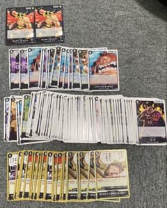 か*)様 ワンピースカードゲーム世界最強の戦士 黒 デッキパーツ まとめ売りのサムネイル