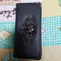 スカル ロングウォレット 長財布 黒 ドクロ「本当の最終値下げ」のサムネイル