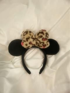 ディズニー　ミニー　豹柄カチューシャのサムネイル