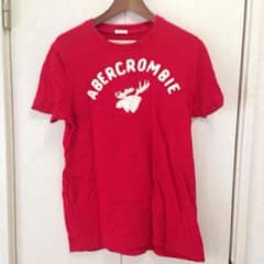 アバクロ赤Tシャツ サイズMのサムネイル