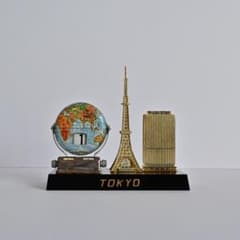 昭和レトロ 東京タワー 万年カレンダー 卓上 地球儀 TOKYO - メルカリ